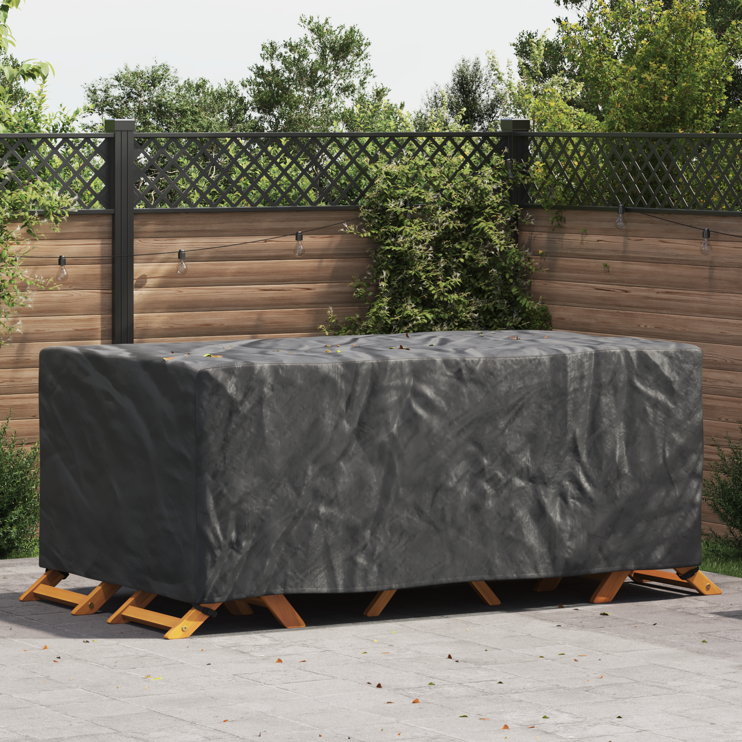 Furniture Cover Plain Black 240 x 140 x 90 cm 210D