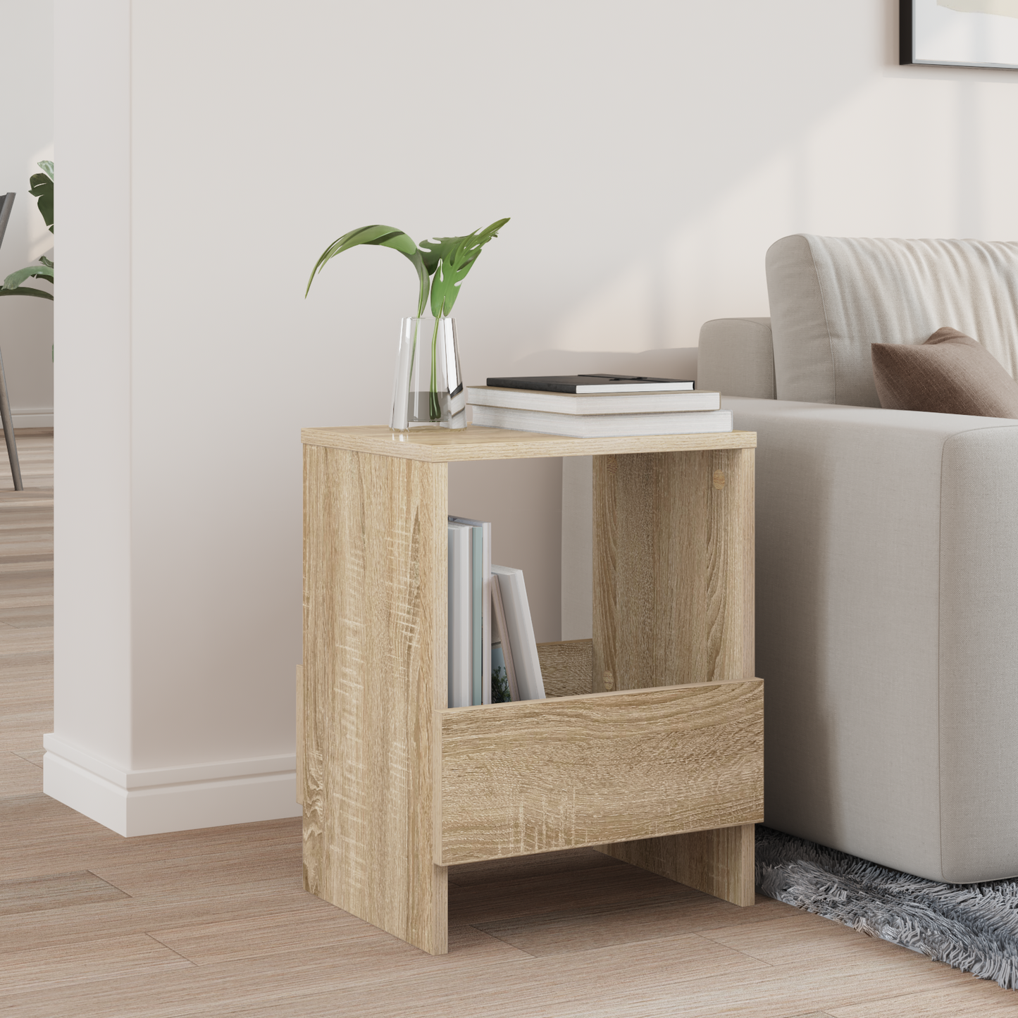 Magazine Rack Sonoma Oak 35 x 30 x 45 cm