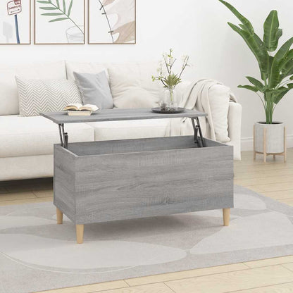 Coffee Table Grey Sonoma 90x44,5x45 cm Engineered Wood