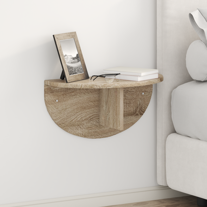 Wall Shelf 2 pcs Sonoma Oak 48 x 24 x 24 cm Engineered Wood
