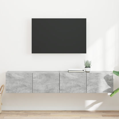 TV Wall Cabinet Wall-mounted 2 pcs Concerte 78.5 x 31 x 29.5 cm