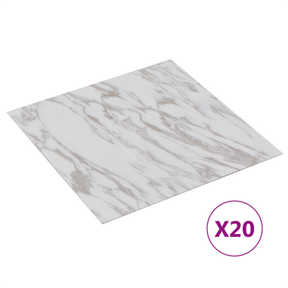 Self-adhesive Flooring Planks 30.5 x 30.5 cm 20 pcs PVC