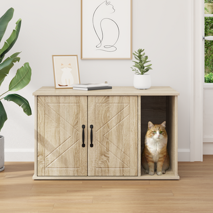 Cat House Sonoma 85 x 55 x 50 cm Engineered Wood