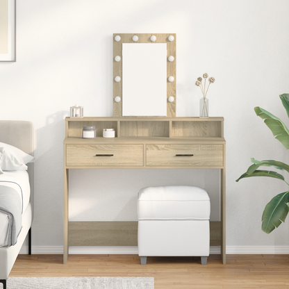 Dressing Table Brown 100 x 41 x 140 cm Engineered Wood