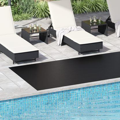 Floor Mat Black 1.5 x 4 m Rubber
