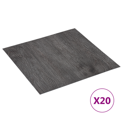 Self-adhesive Flooring Planks 30.5 x 30.5 cm 20 pcs PVC
