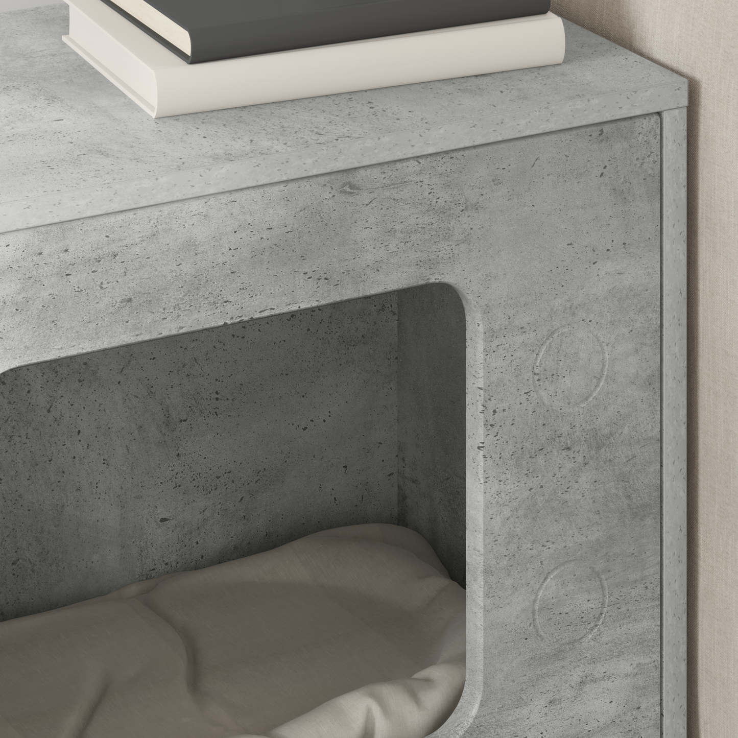 Cat House Concerte 51 x 30 x 52 cm Engineered Wood
