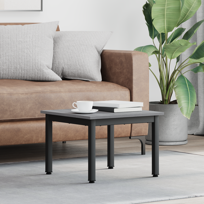 Coffee Table Grey Sonoma 50 x 50 x 36 cm Engineered Wood