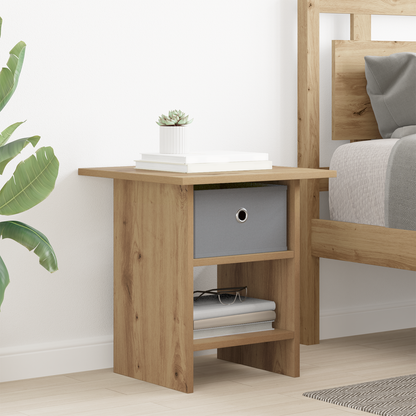 Bedside Table Artisan Oak 41 x 40 x 45 cm Engineered Wood