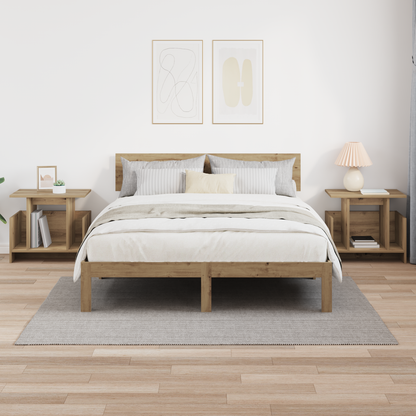 TV Stand 2 pcs Artisan Oak 50 x 35 x 45 cm Engineered Wood