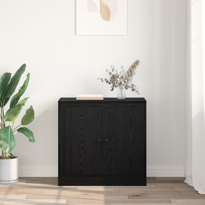 Sideboard Black Oak 70 x 35.5 x 67.5 cm Engineered Wood
