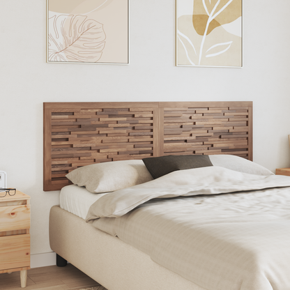 Bed Headboard Natural Solid Teak Wood
