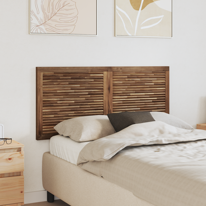 Bed Headboard Natural Solid Teak Wood