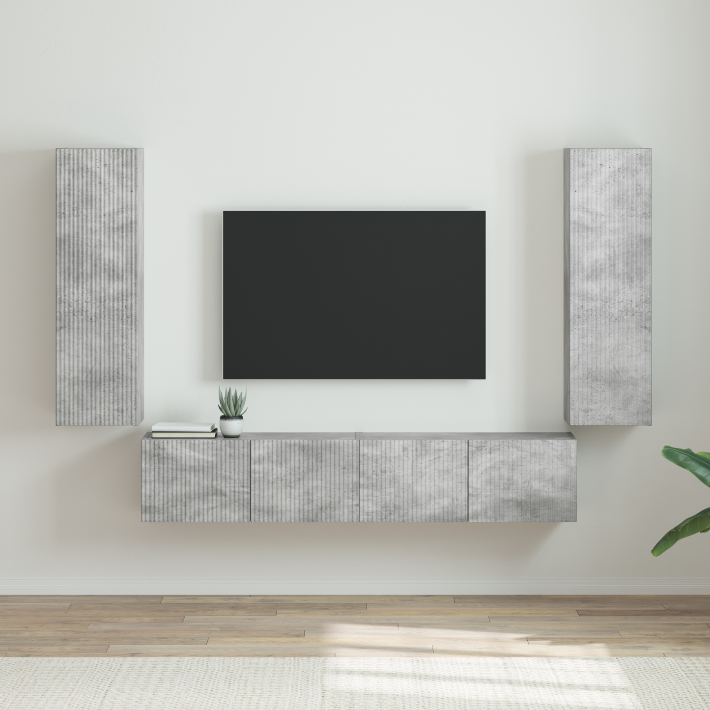 TV Wall Cabinet 2 pcs Concerte 30 x 31 x 100 cm Engineered Wood