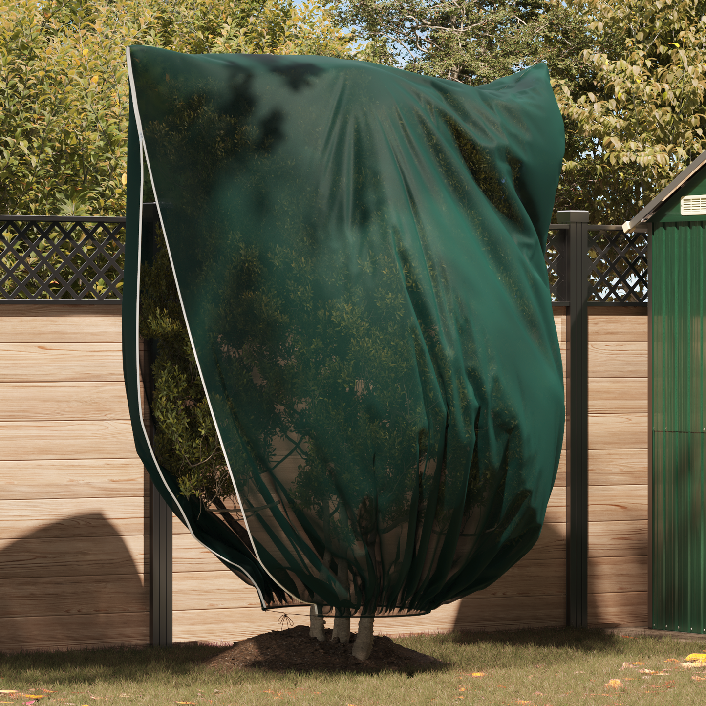 Frost Protection Plant Fleece Covers Green 2.4 x 2 m
