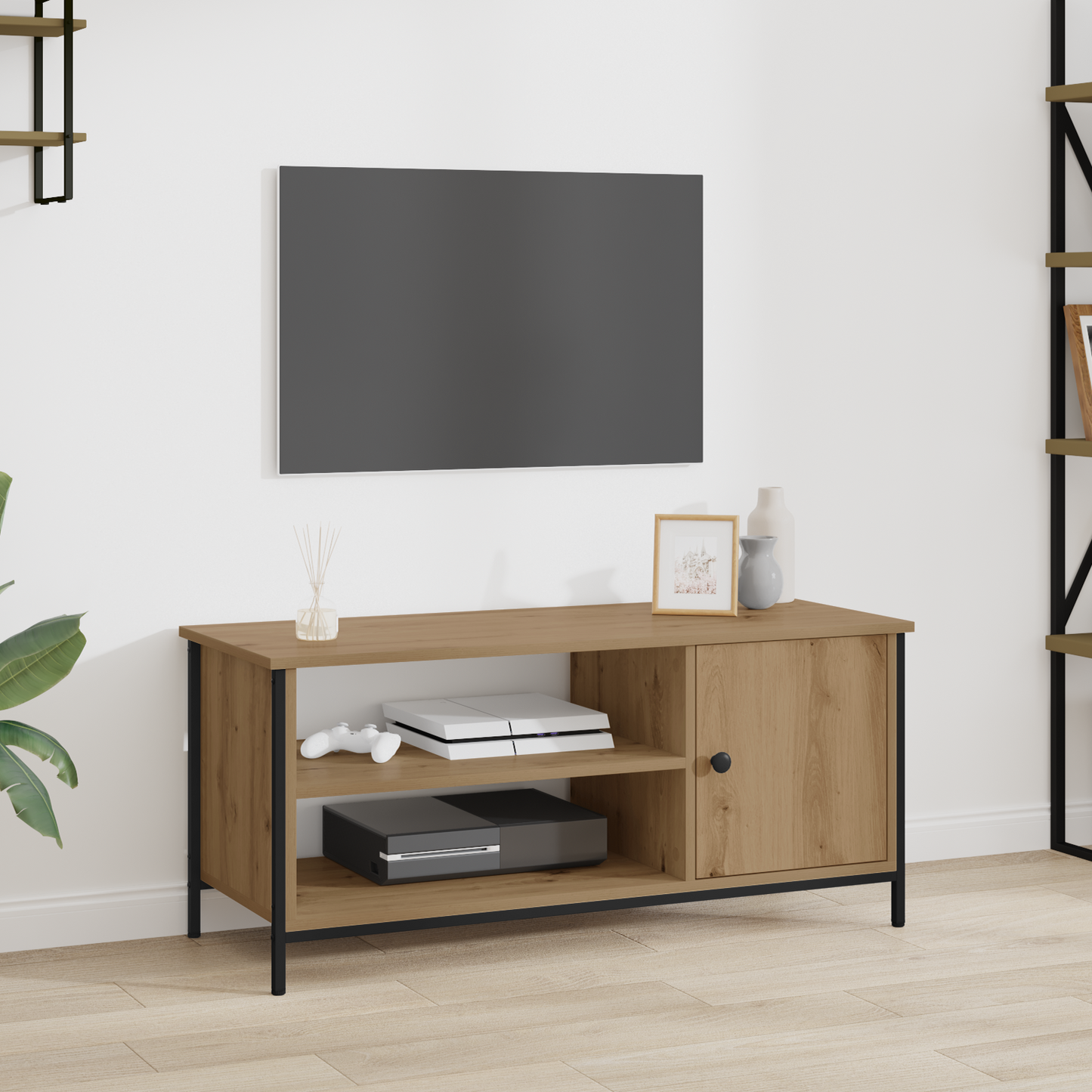 TV Cabinet Artisan Oak 100 x 40 x 45 cm Engineered Wood