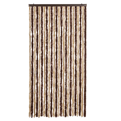 240572 vidaXL Insect Curtain Beige and Light Brown 100x220 cm Chenille