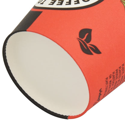 1000 pcs Disposable Coffee Cups Paper 120 ml (4 oz) in multicolour, perfect for on-the-go beverages at takeaway shops or events.