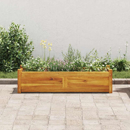 Raised Bed | Brown | Acacia wood | 100x30x25 cm | Durable | Raised Bed