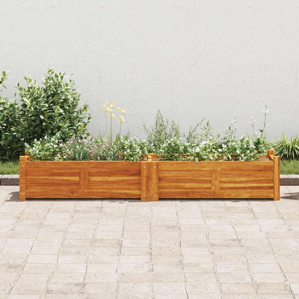Raised Bed | Brown | Acacia Wood | 150x30x25 cm | Durable