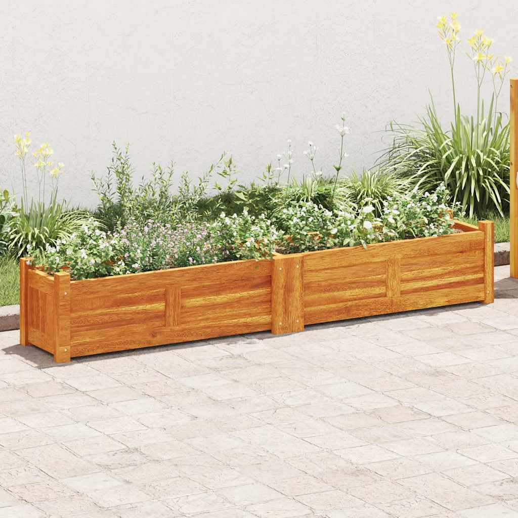 Raised Bed | Brown | Acacia Wood | 150x30x25 cm | Durable
