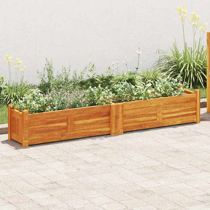 Raised Bed | Brown | Acacia Wood | 150x30x25 cm | Durable