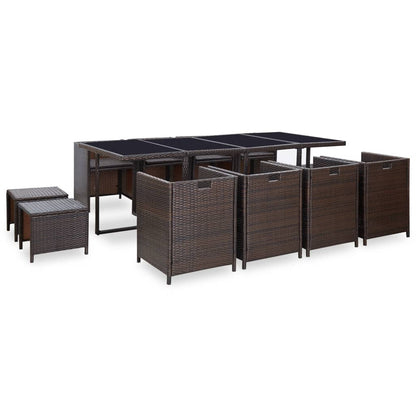 Patio Furniture | Rattan Brown, Cream White Cushions