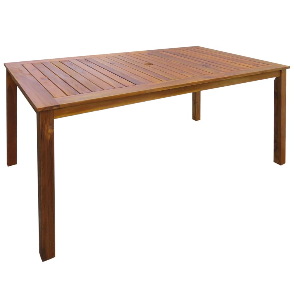 Outdoor Dining Set | Brown | Solid Acacia Wood | Medium | Foldable