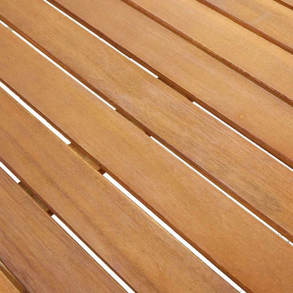 Garden Table 140x80x74 cm Solid Acacia Wood