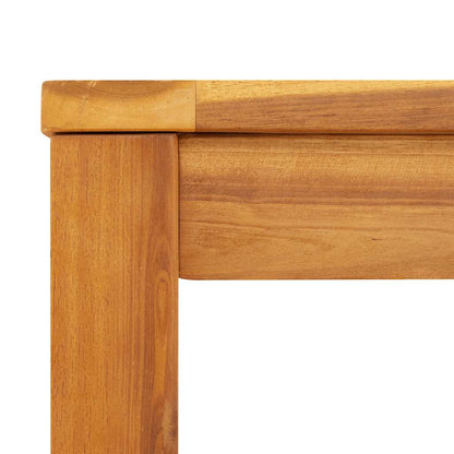 Garden Table 140x80x74 cm Solid Acacia Wood