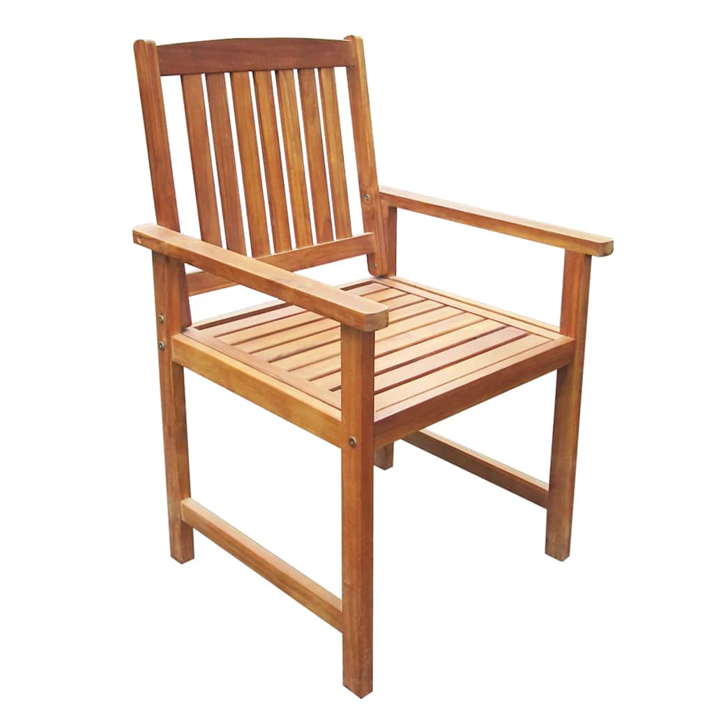 42623 vidaXL 7 Piece Outdoor Dining Set Solid Acacia Wood