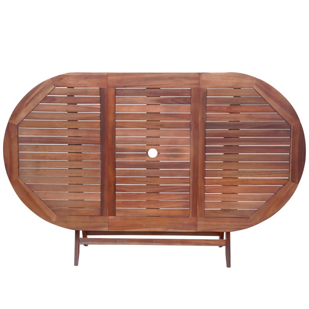Garden Furniture Set | Brown | Acacia wood | 9 piece set | Foldable