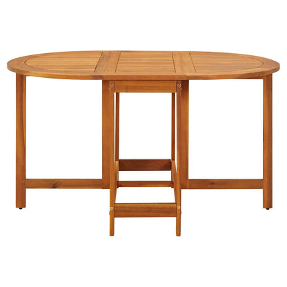 42659 vidaXL Garden Table 130x90x72 cm Solid Acacia Wood