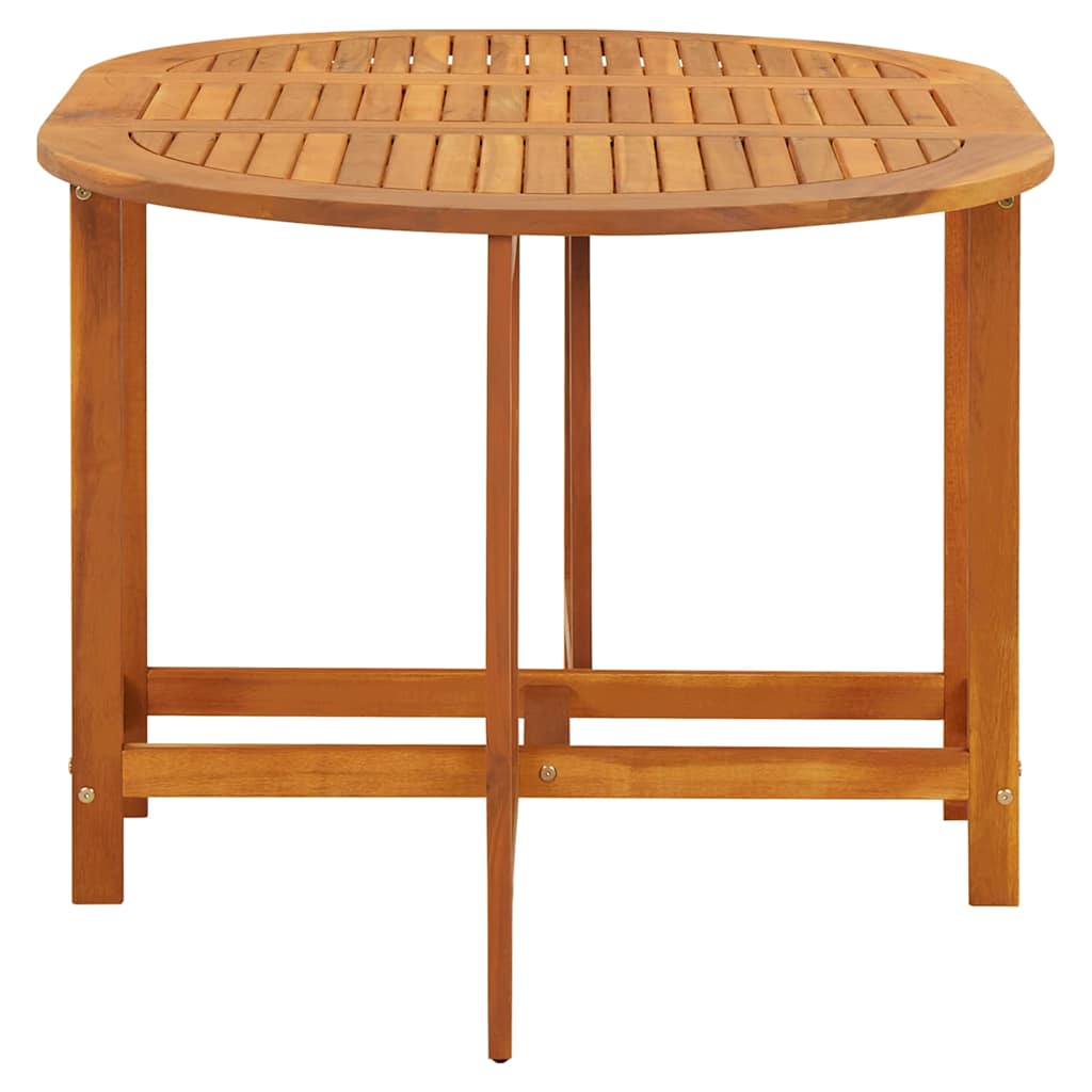 42659 vidaXL Garden Table 130x90x72 cm Solid Acacia Wood