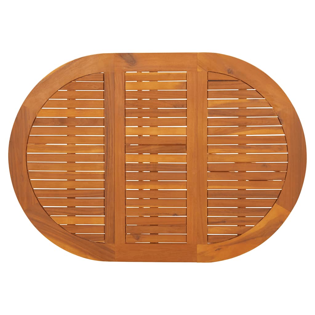 42659 vidaXL Garden Table 130x90x72 cm Solid Acacia Wood