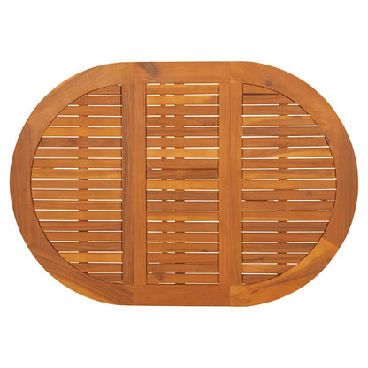42659 vidaXL Garden Table 130x90x72 cm Solid Acacia Wood