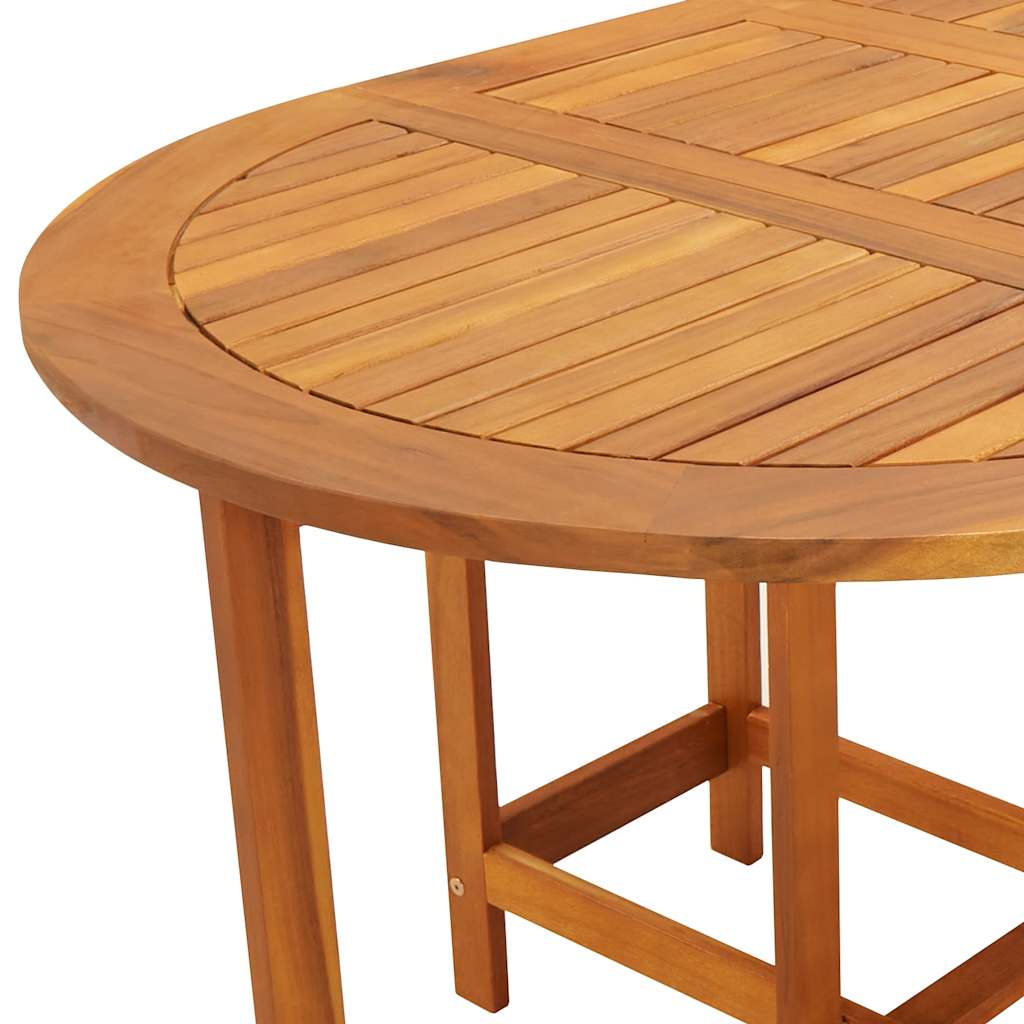 42659 vidaXL Garden Table 130x90x72 cm Solid Acacia Wood
