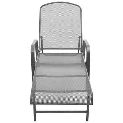 Sunlounger | Anthracite | E-coated, powder-coated steel | Large