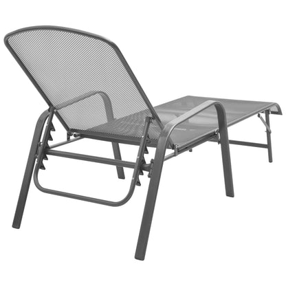 Sunlounger | Anthracite | E-coated, powder-coated steel | Large