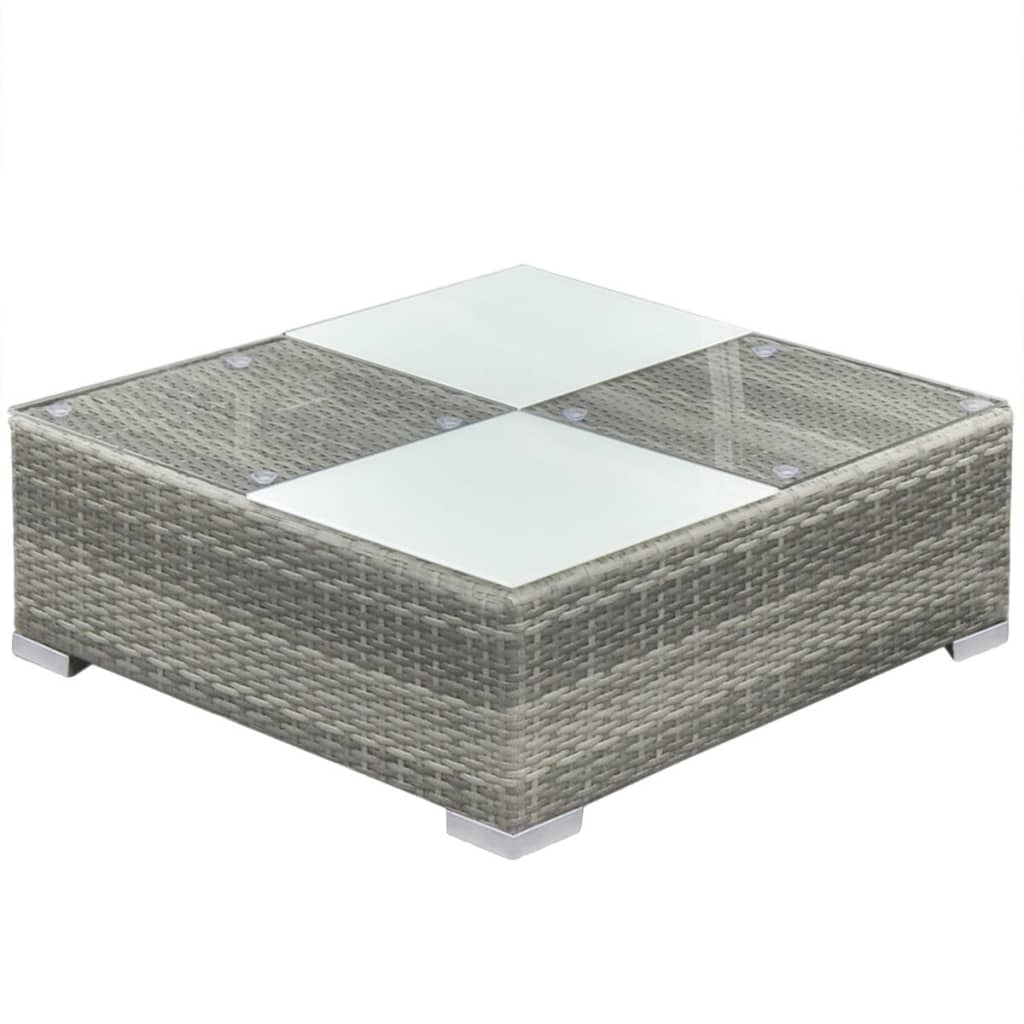 Patio Furniture | Grey | Powder-coated steel frame | 8 Piece Set