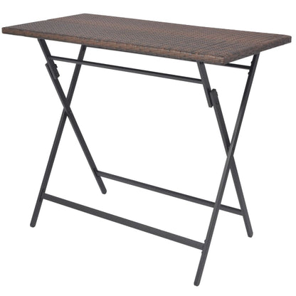 Patio Furniture | Brown | PE rattan, powder-coated steel | 7 Piece Set