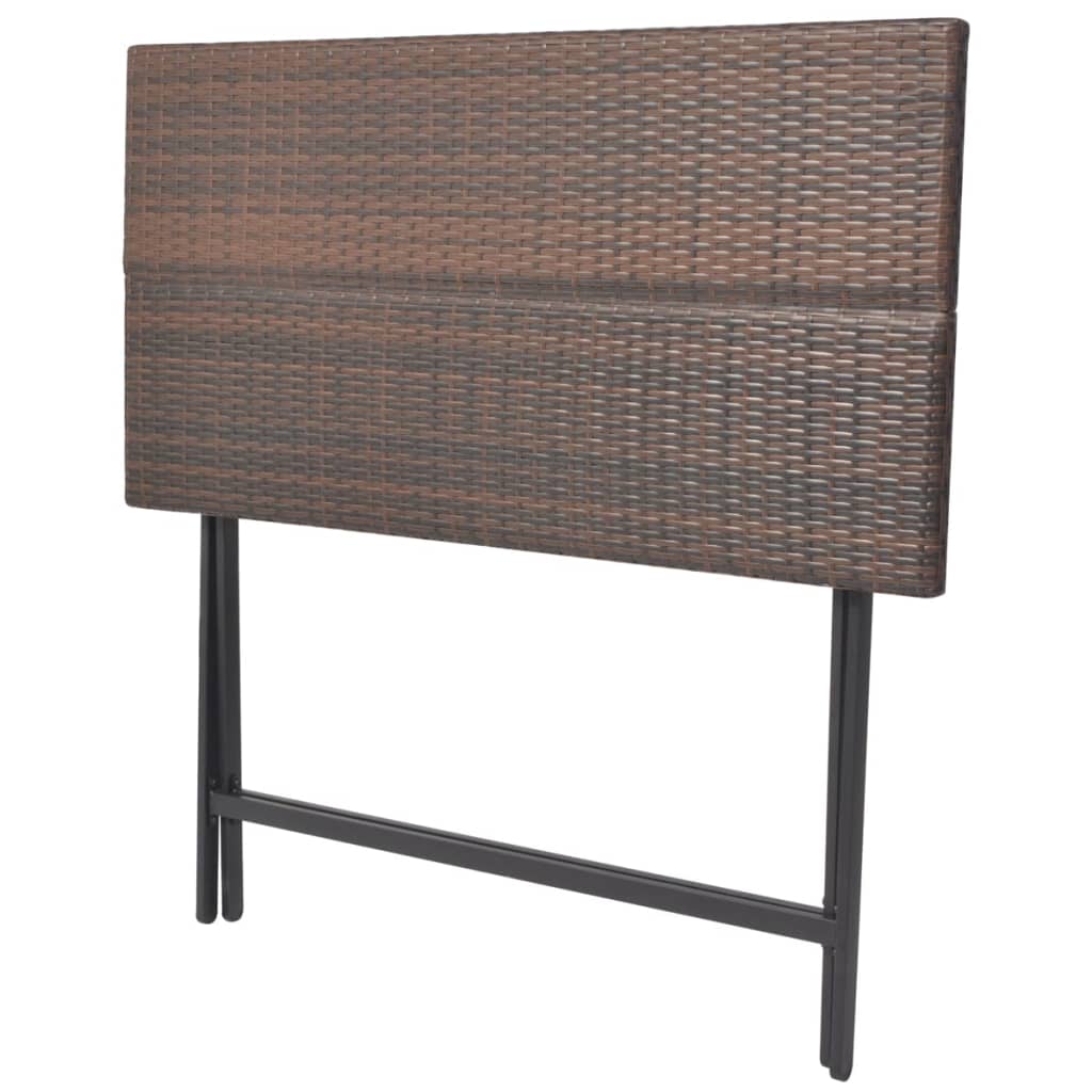 Patio Furniture | Brown | PE rattan, powder-coated steel | 7 Piece Set
