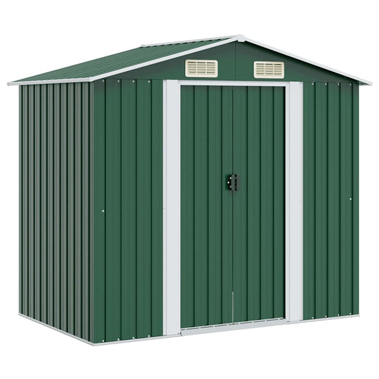 Garden Shed | Green | Galvanised steel | Large | Durable | Garden Shed