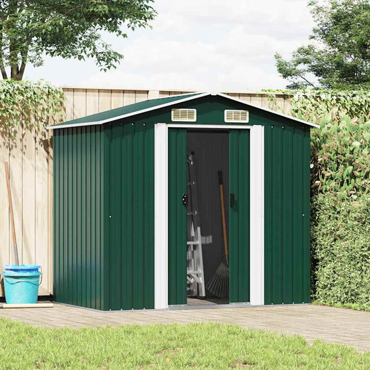 Garden Shed | Green | Galvanised steel | Large | Durable | Garden Shed