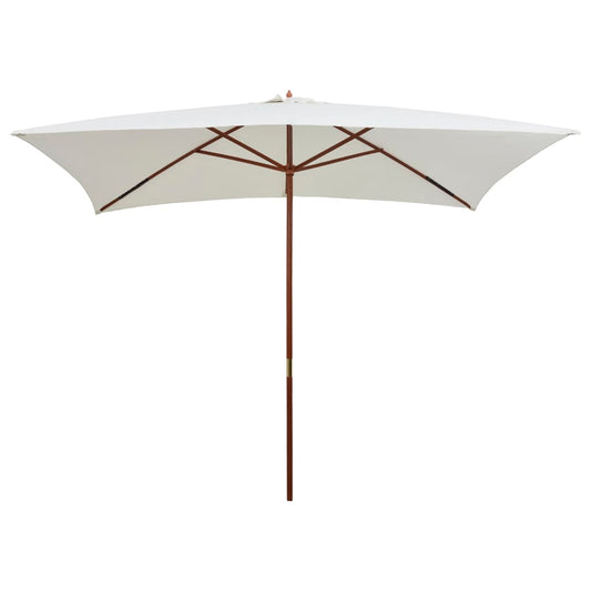 Garden Parasol | Cream White | Polyester | 200x300 cm