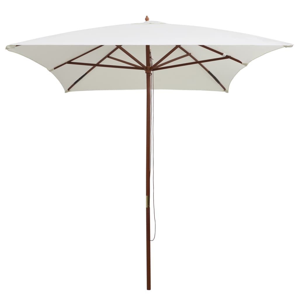 Garden Parasol | Cream White | Polyester | 200x300 cm
