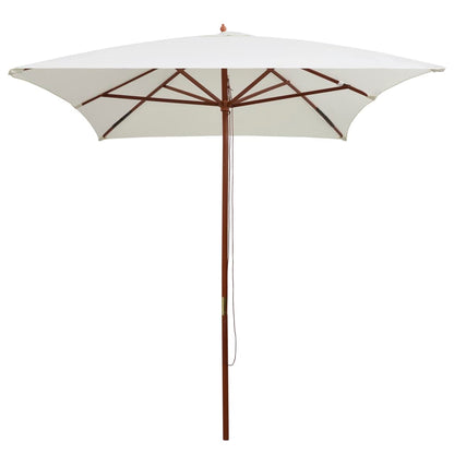 Garden Parasol | Cream White | Polyester | 200x300 cm