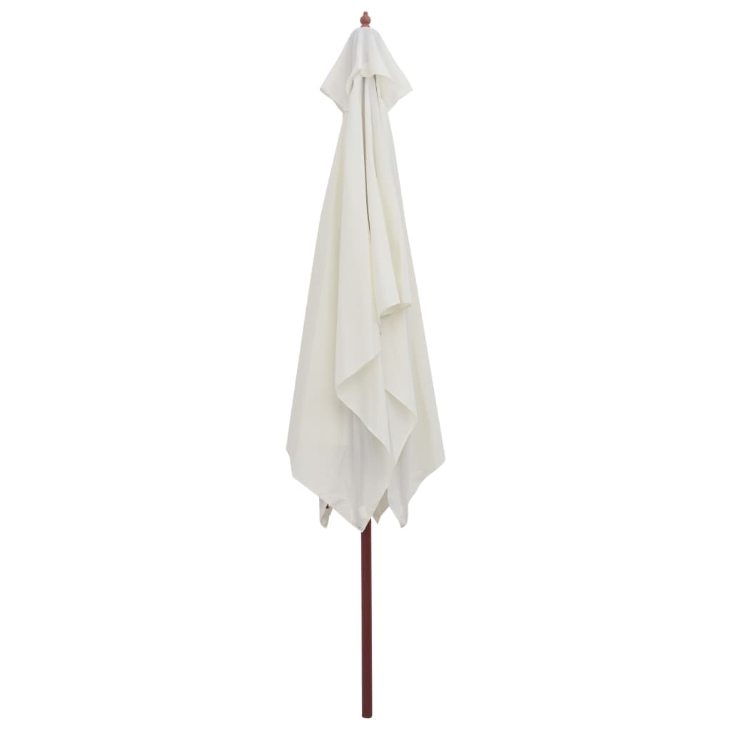 Garden Parasol | Cream White | Polyester | 200x300 cm