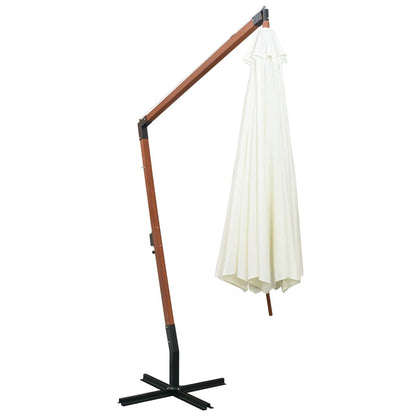 Garden Parasol | White | Polyester fabric | 3.5m diameter