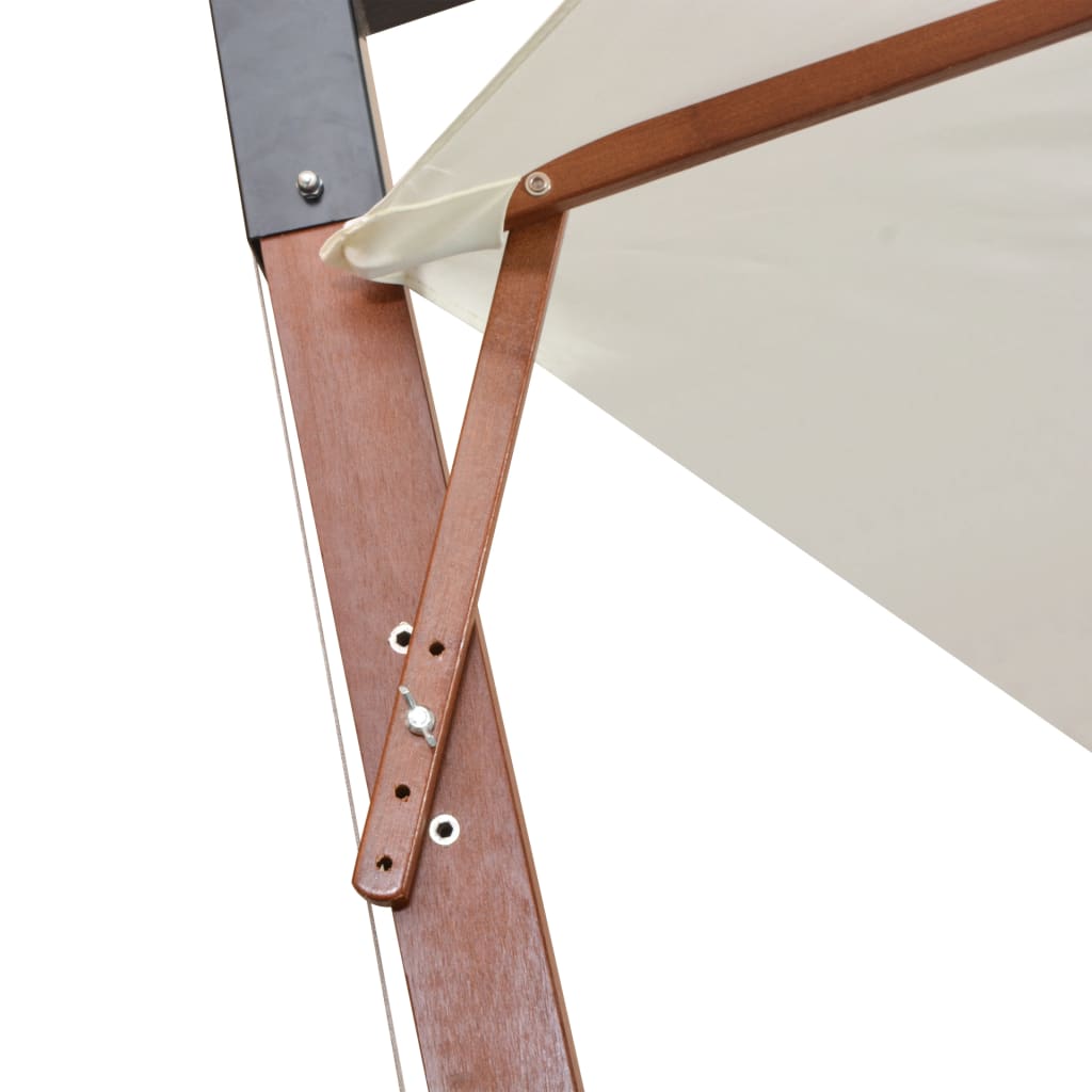Garden Parasol | White | Polyester fabric | 3.5m diameter